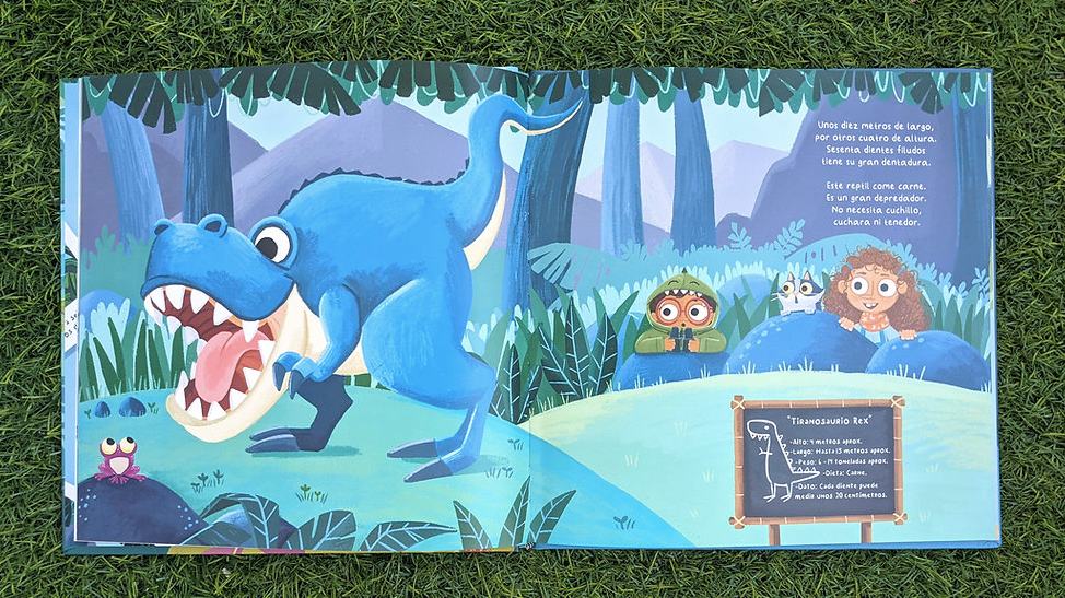 Adela, Nico y los dinosaurios