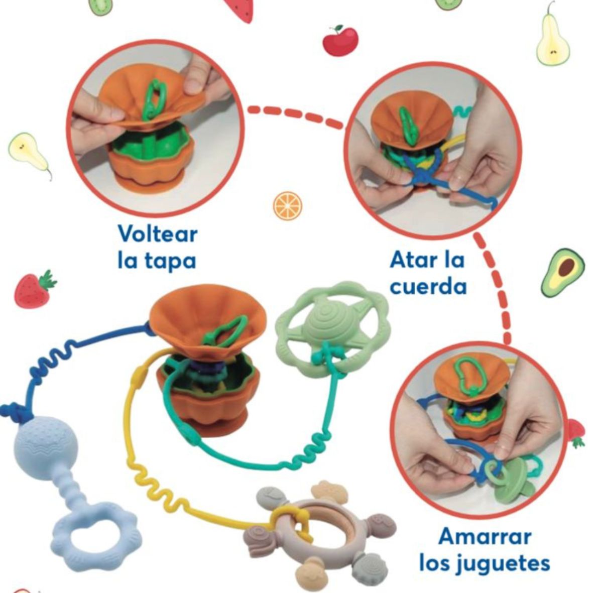 Sujeta juguetes / calabaza BELRE