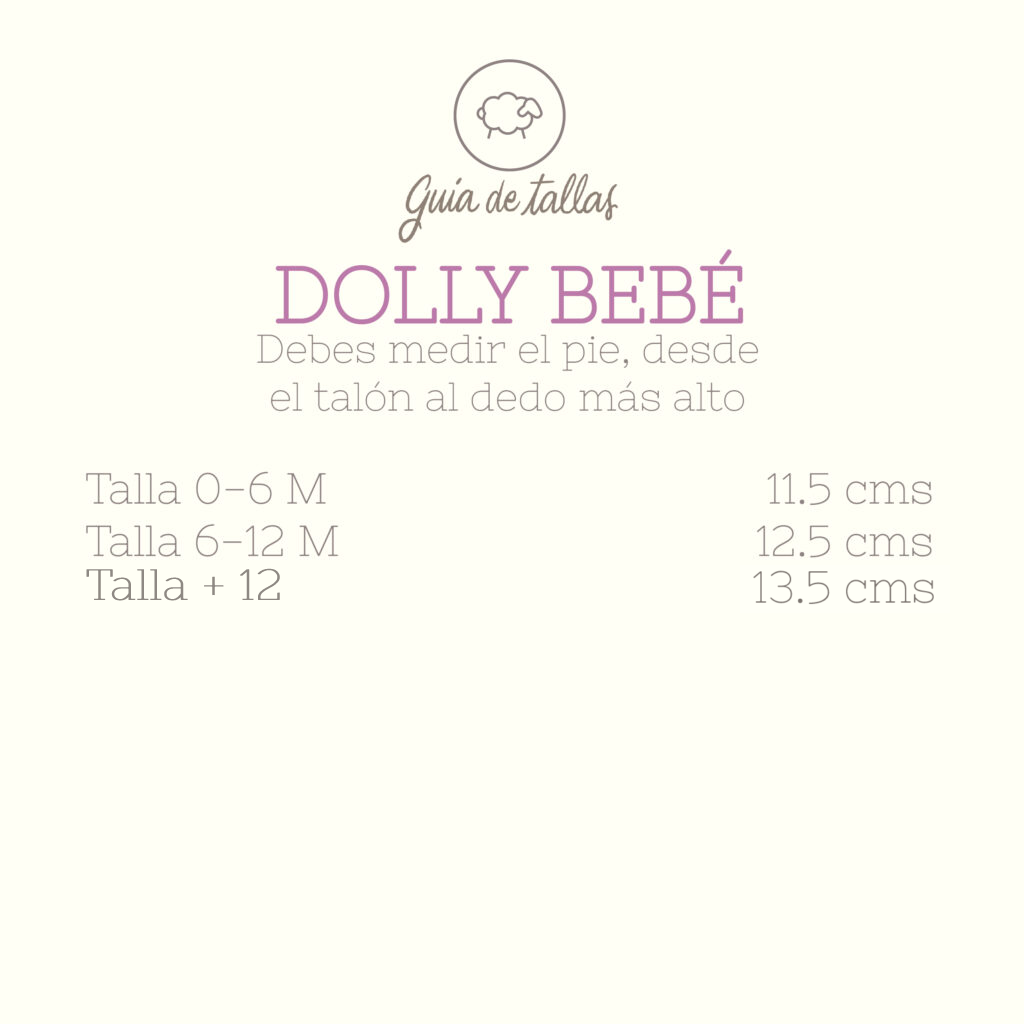Pantuflas Bebé Dolly