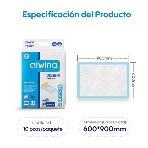 Protectores Desechables Premium ( Sabanillas ) | Aiwibi