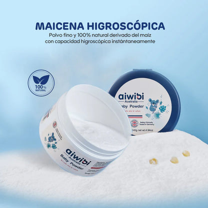 Polvo Corporal Sin Talco Aiwibi 140 g