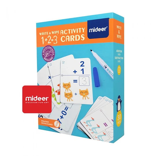 TARJETAS SUMAS, ESCRIBIR Y BORRAR cocolilo