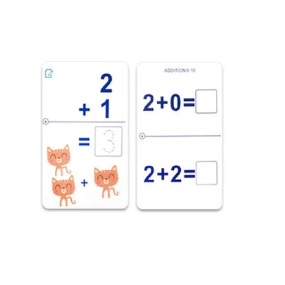 TARJETAS SUMAS, ESCRIBIR Y BORRAR cocolilo