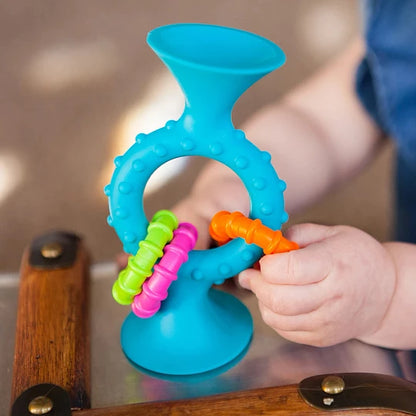PIPSQUIGZ LOOPS CELESTE, MORDEDORES, SONAJEROS SENSORIALES | Cocolilo