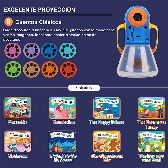 Proyector de cuentos y estrellas | Cocolilo