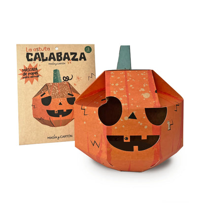 Máscara de Calabaza | Magia y Cartón