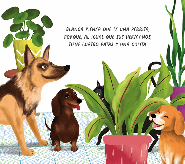 Cuatro patas y una colita