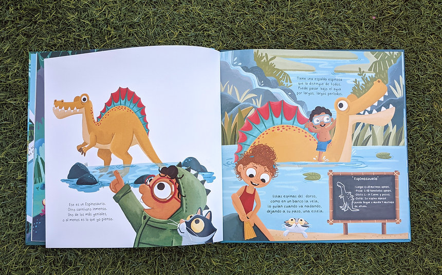 Adela, Nico y los dinosaurios