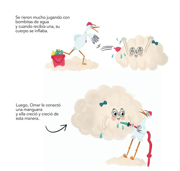 Nefi, la nube que quería hacer llover