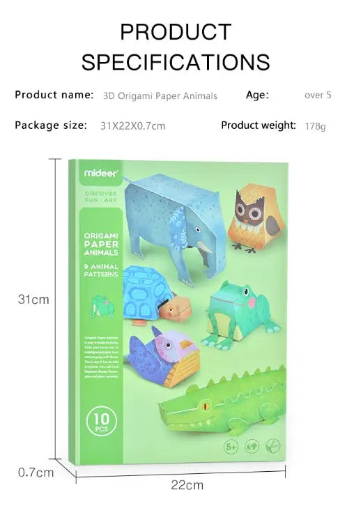 Origami animales Mideer