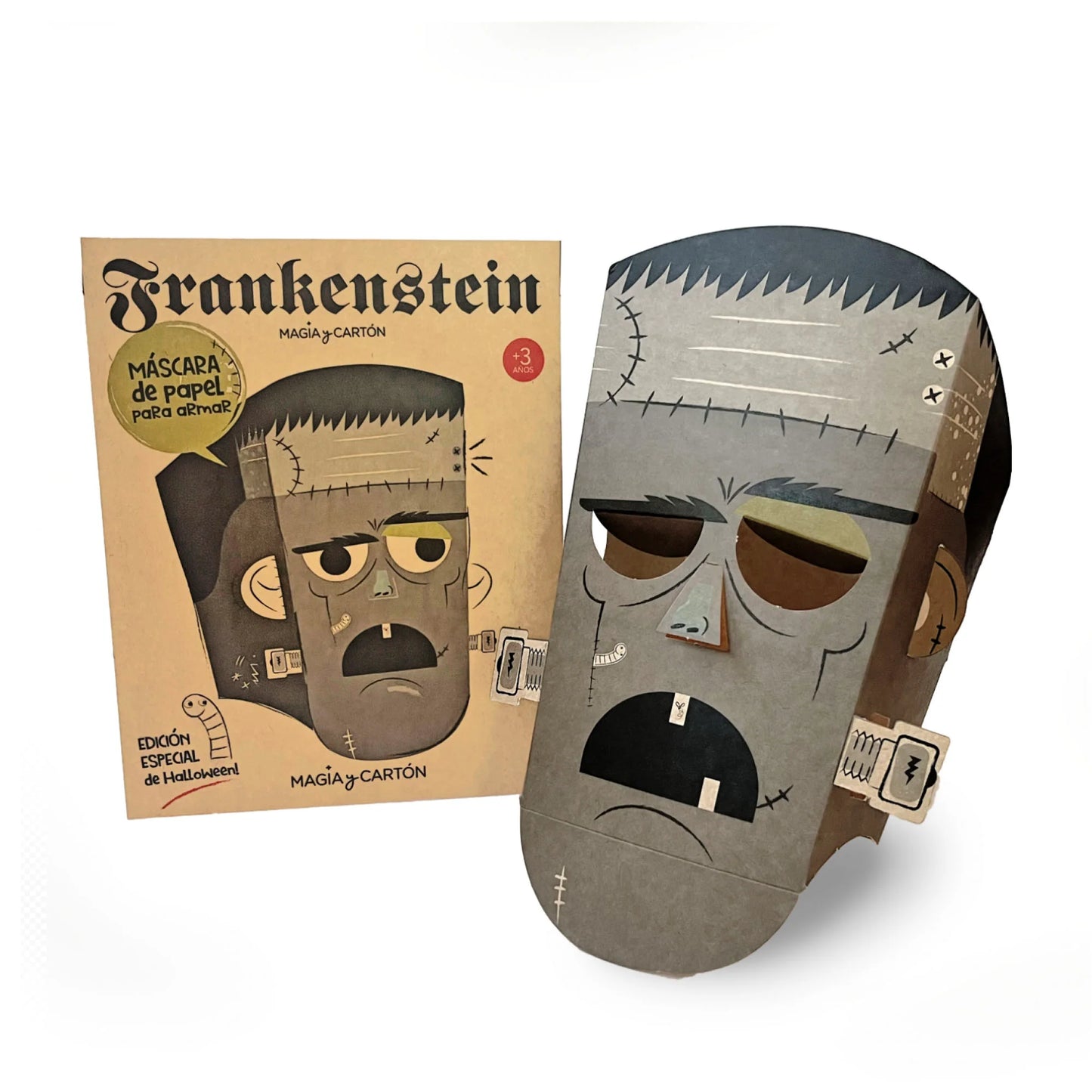 Máscara de Frankenstein | Magia y Cartón