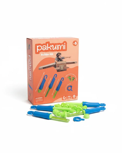Pakumi Builder Kit - Kit de Herramientas para construir en cartón