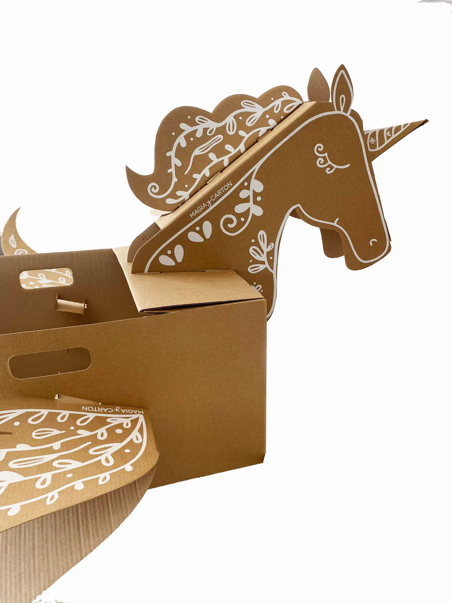 Unicornio Magia y carton
