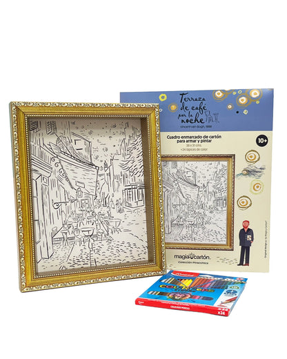 Cuadro Enmarcado para armar y pintar / Vincent Van Gogh | Magia y Carton