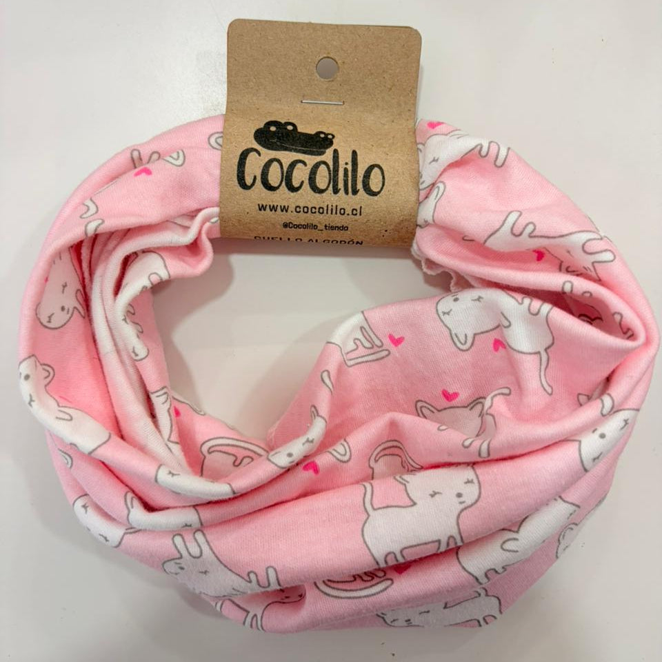 Cuello Gatos Rosa