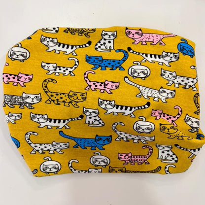 Cuello Gatos Amarillo c/forro