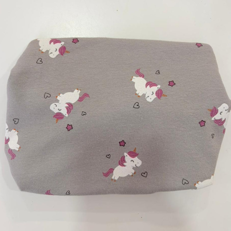 Cuello Unicornios Gris c/forro