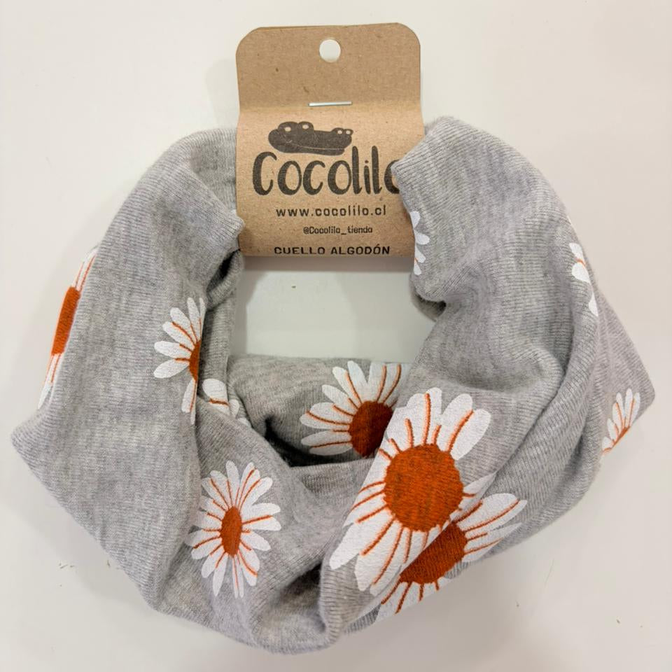 Cuello Margaritas Gris
