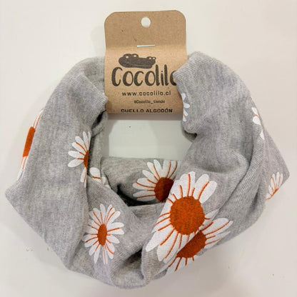 Cuello Margaritas Gris