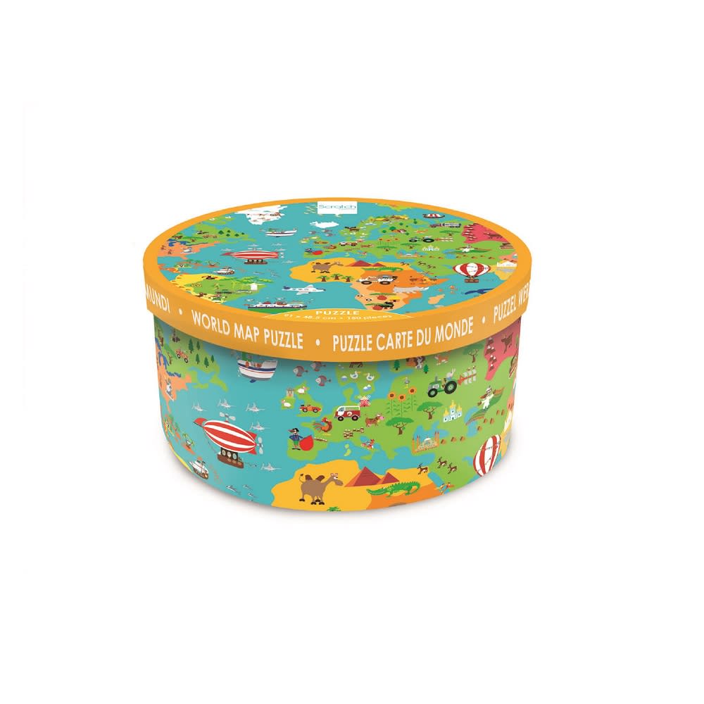 PUZZLE 150PCS, MAPA DEL MUNDO
