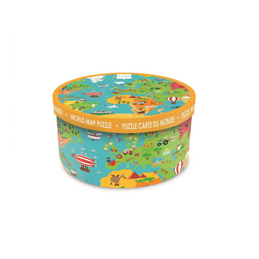 PUZZLE 150PCS, MAPA DEL MUNDO | Cocolilo
