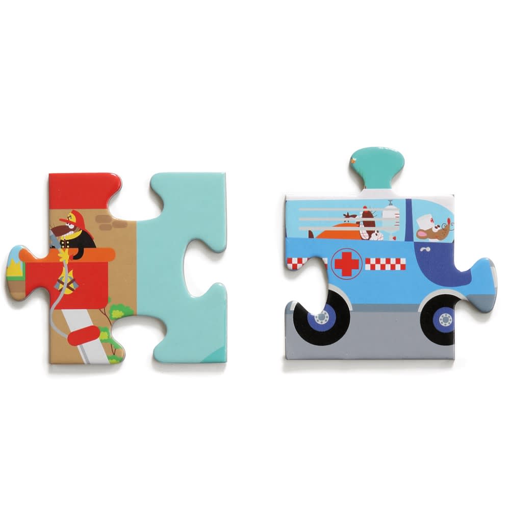 PUZZLE 100PCS DE PISO, CIUDAD