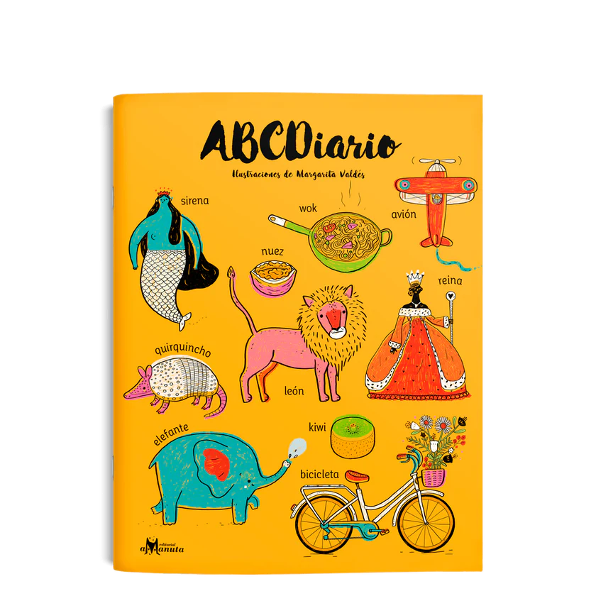 Libro colorear ABCDiario Amanuta