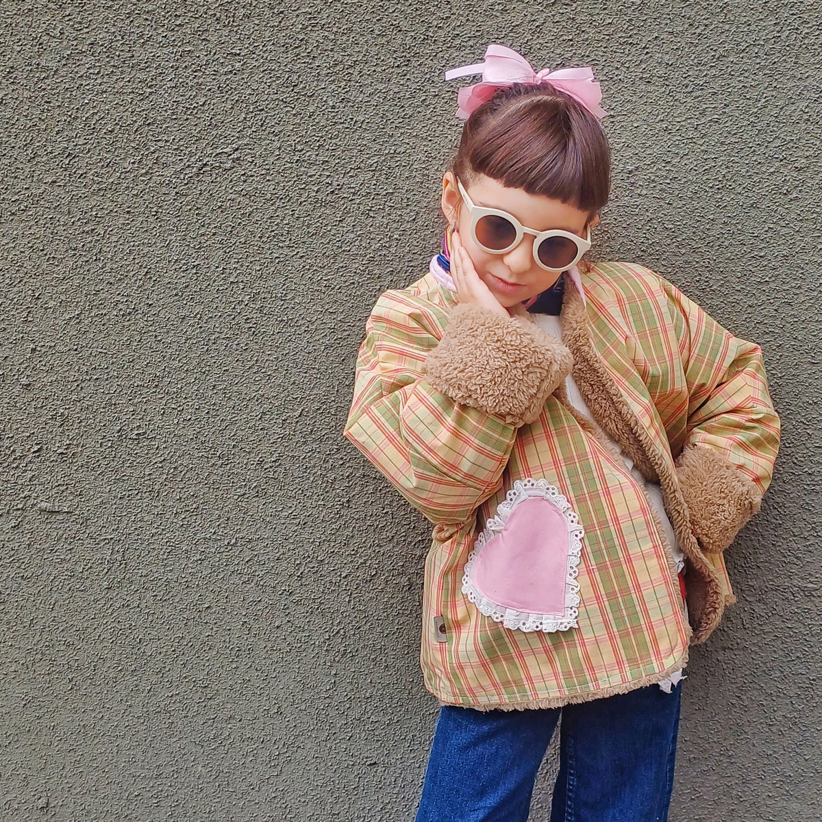 Chaquetón Oversize Corazón
