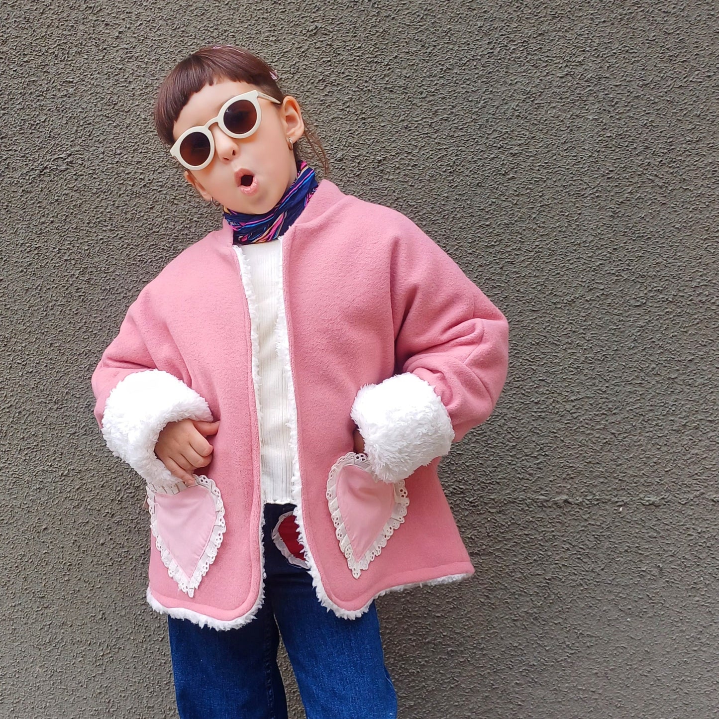 Chaquetón Oversize Corazón