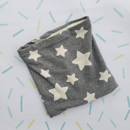 Cuello c/forro Estrellas Gris