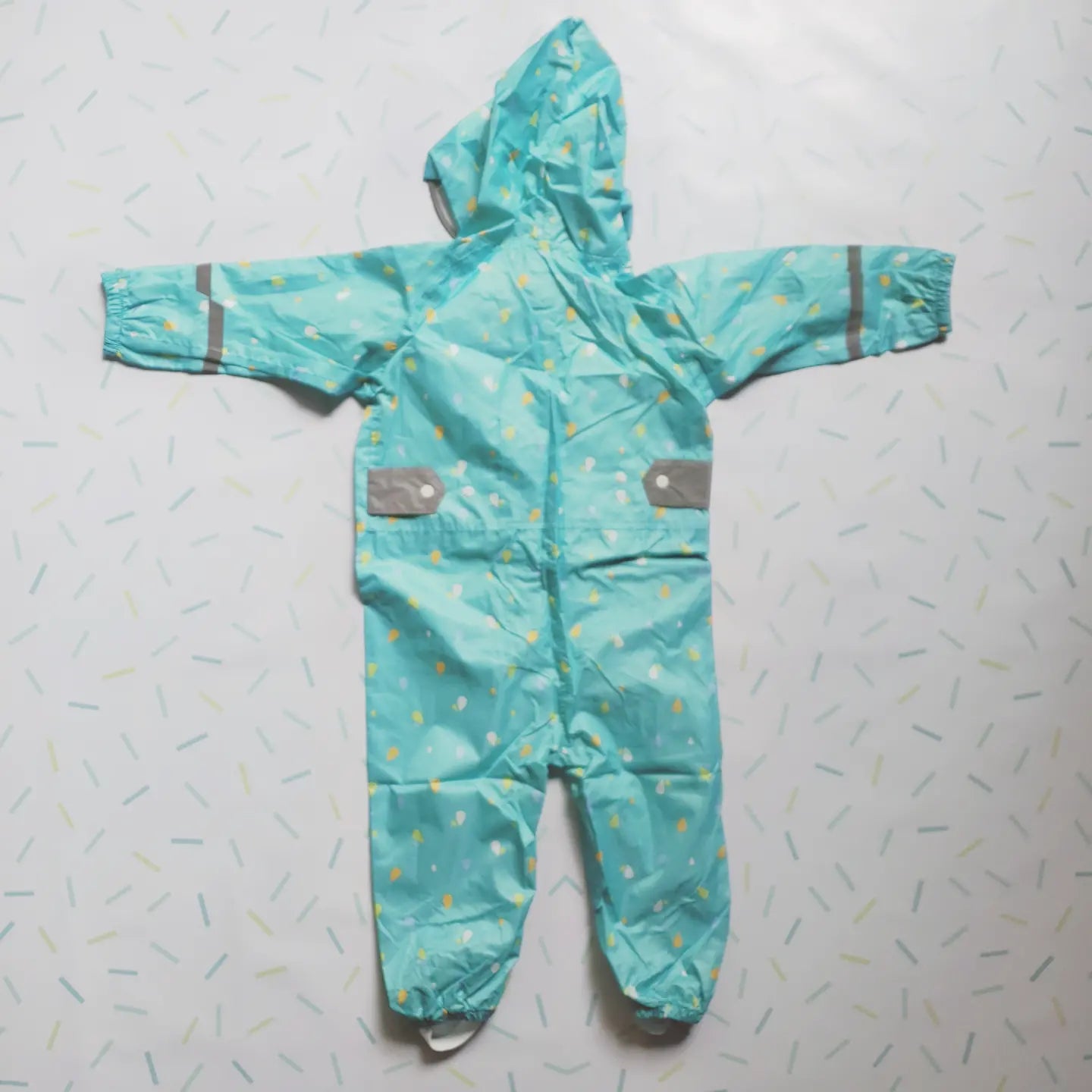 Traje Gotas Celeste